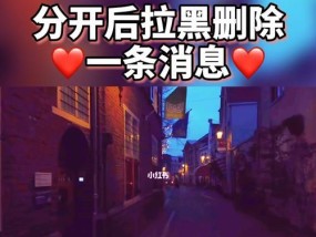 如何成功挽回被拉黑的女友（掌握这些技巧）