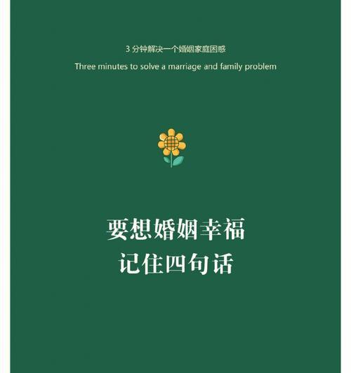 婚后经营婚姻的秘籍-让不幸福的婚姻重新燃起爱的火焰（拯救婚姻的15条法则）  第3张