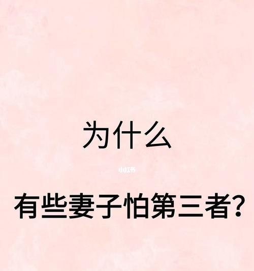 处理老婆的第三者（如何以正确的方式处理老婆身边的第三者）  第2张