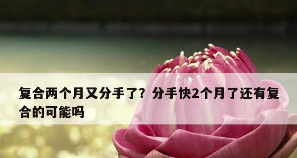 分手后复合的可能性有多大？如何提高复合成功率？  第1张