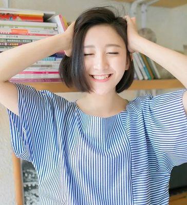 头大脸大发量多适合什么短发？如何选择合适的短发发型？  第3张