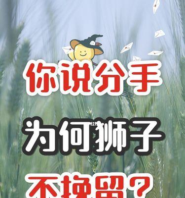 无法挽回狮子座？如何处理与狮子座的分手？  第2张
