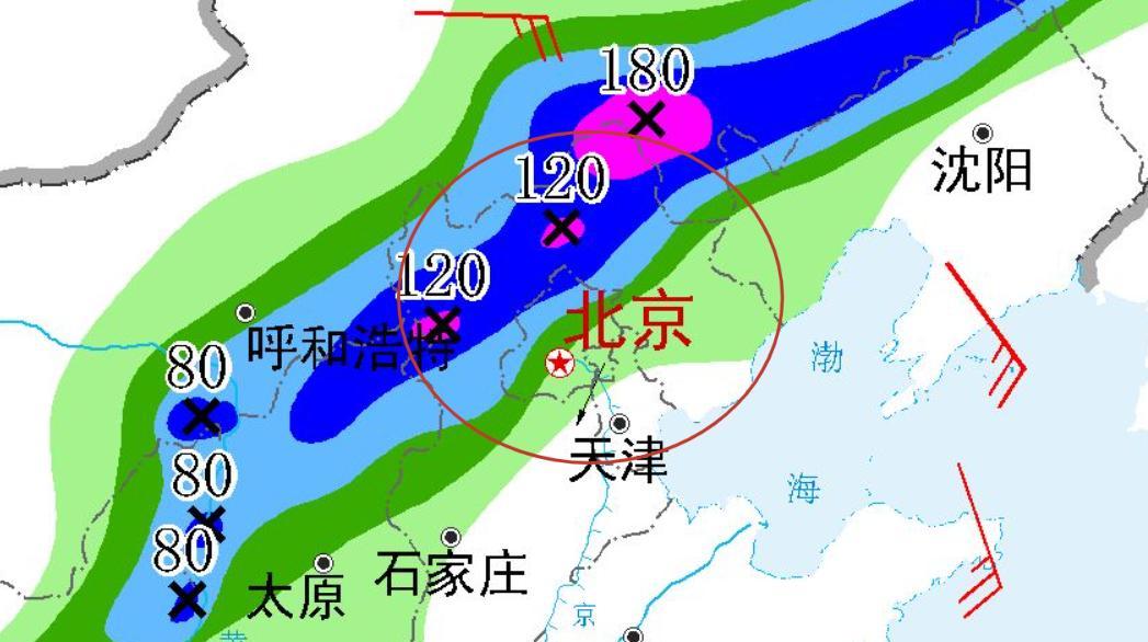 河北省！新一轮降雨中心已定，明天7月27号，暴雨大暴雨分布如下  第4张