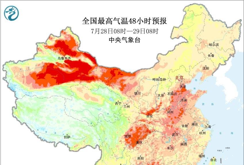 山东省！明天7月28号，新一轮降雨中心已定，中雨大雨分布如下！  第3张