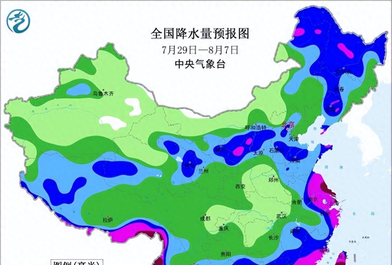 辽宁省！今天7月29号，新一轮降雨中心已定，暴雨大暴雨分布如下  第1张