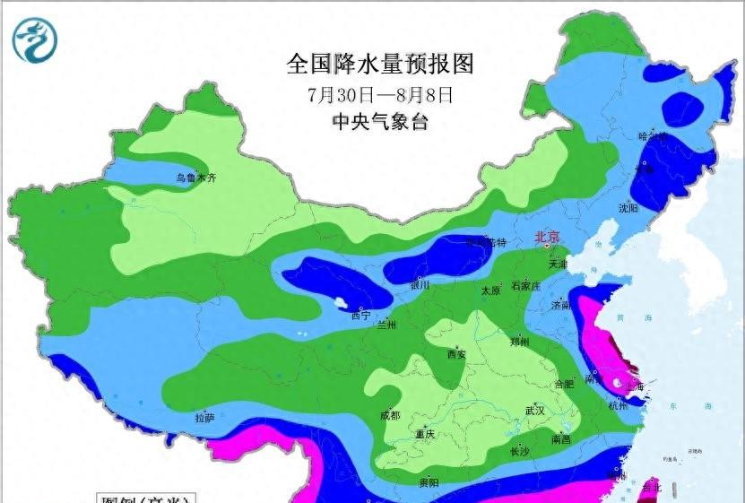 本轮强降雨中心已定，明日7月31号天气，大暴雨特大暴雨分布如下  第1张