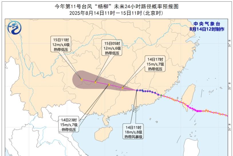 11号台风疯狂“洒水”，台风雨达到鼎盛，7省大暴雨局地特大暴雨  第4张