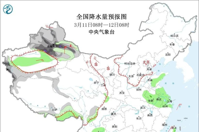 冷空气+沙尘暴上线！11—15日北方降温10℃以上，新疆内蒙古留意  第2张